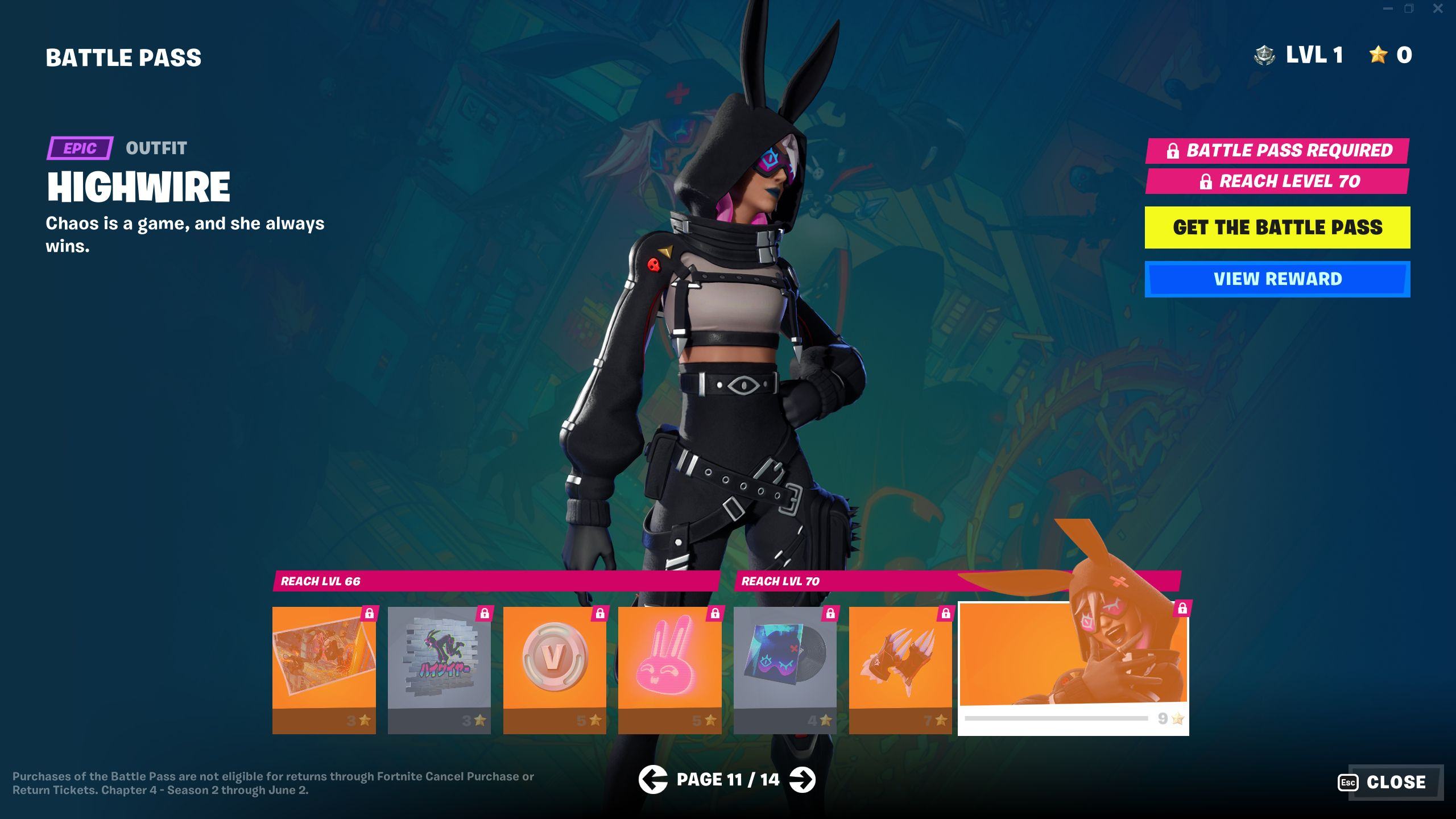 Fortnite Chapter 4 Season 2 Battle Pass Page 11