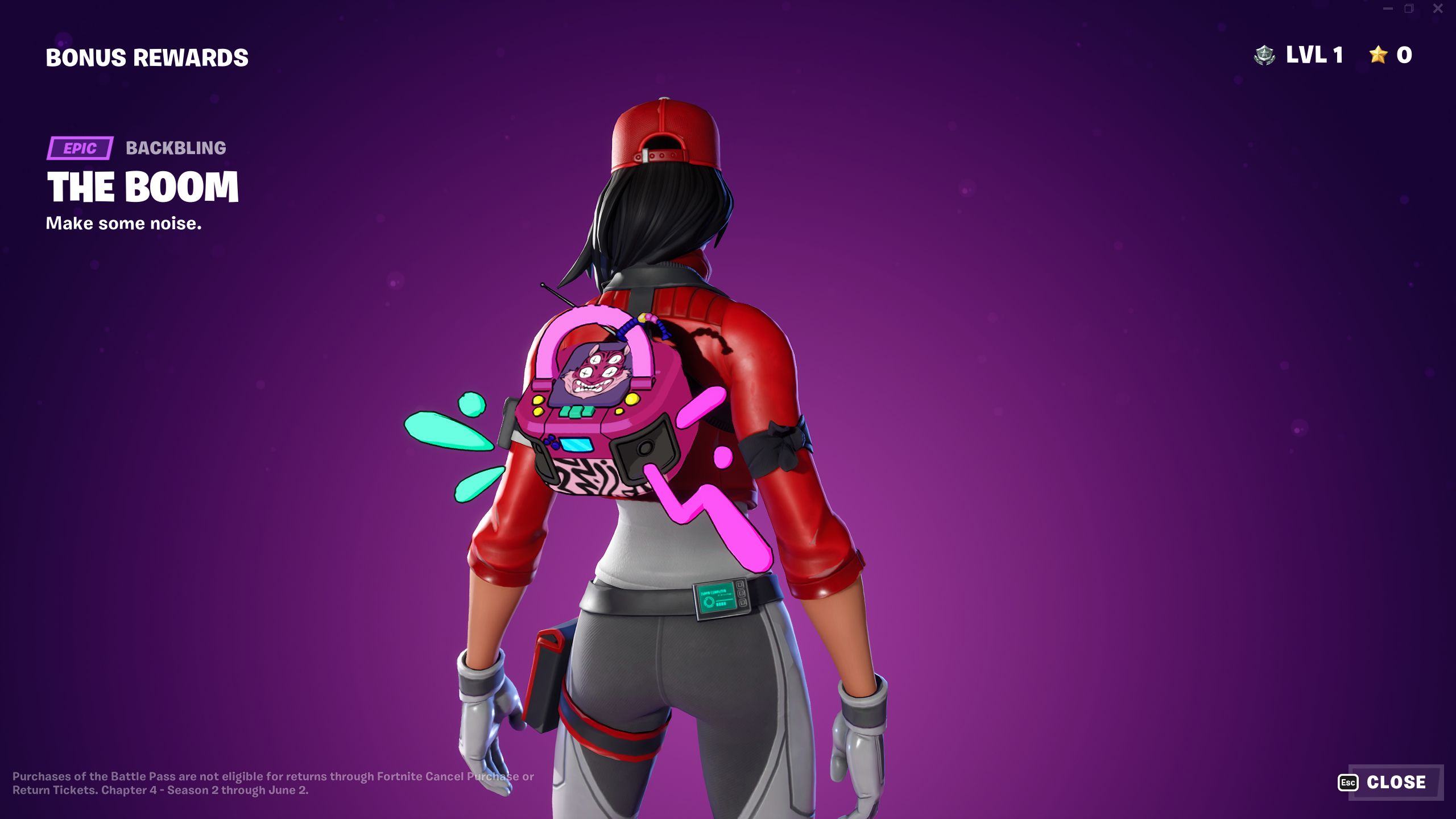 Fortnite Chapter 4 Season 2 Battle Pass The Boom Back Bling