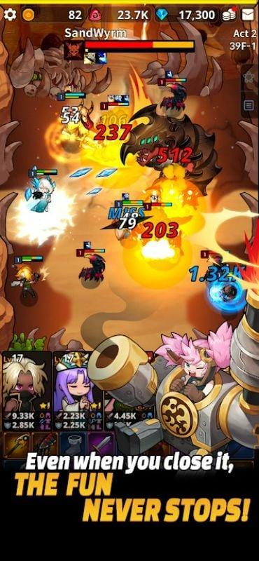 dungeon mod apk loop