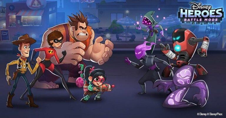 Disney Heroes: Battle Mode MOD APK (Unlimited skills/Freeze enemy) 4.7.01