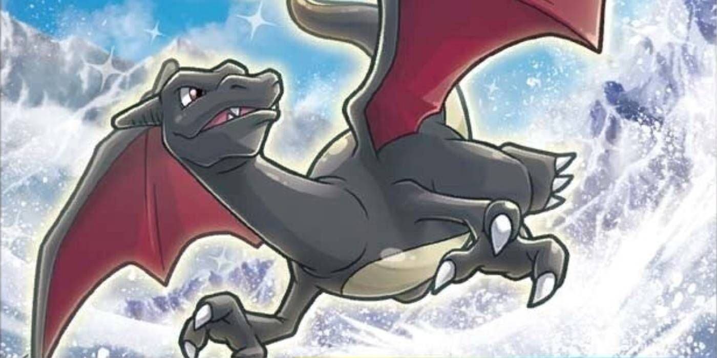 Radiant Charizard art from the card game Pokémon