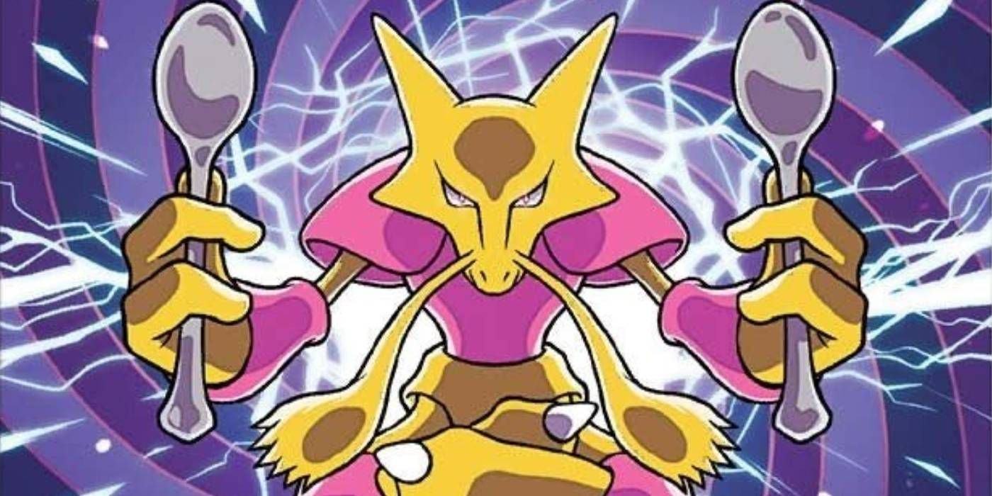 Art of Radiant Alakazam in Pokémon Trading Card Game