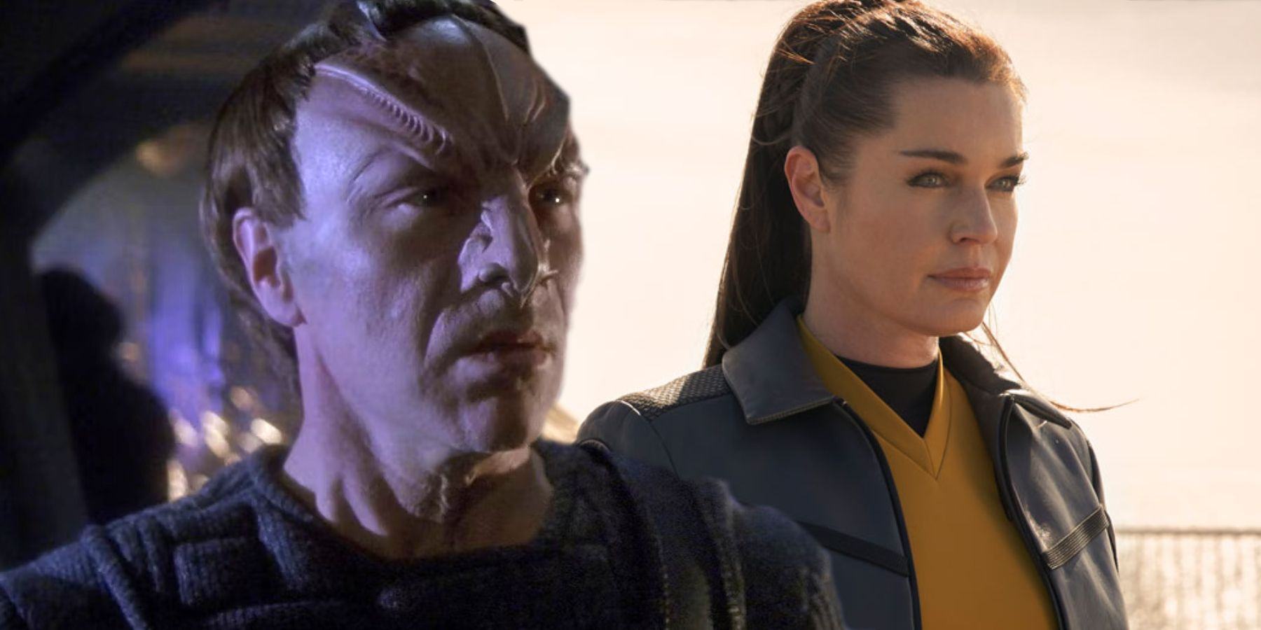 The Illyrians from Star Trek: Enterprise and Una Chin-Riley from Strange New Worlds