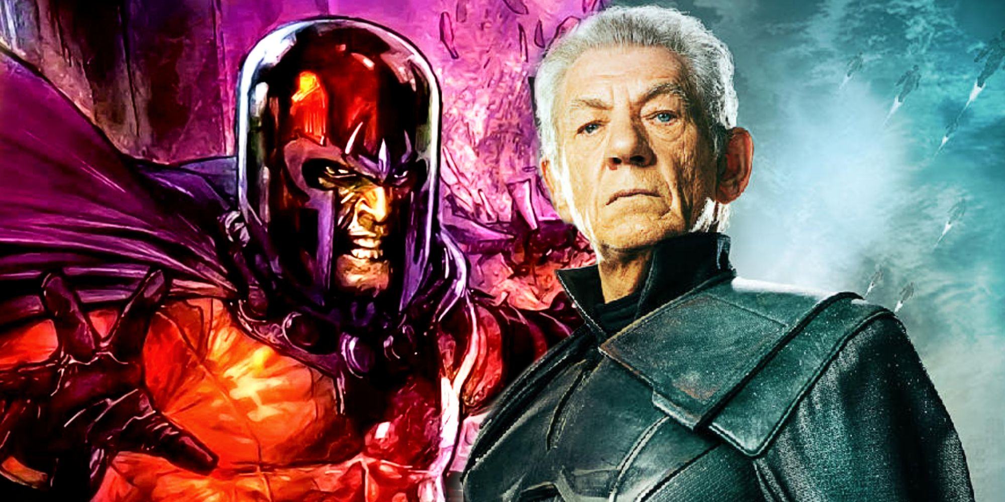 Ian McKellen as Magneto in the X-Men movies and Marvel comics