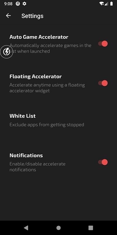 Game acceleration mod apk