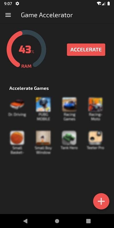 Android Game Accelerator Module