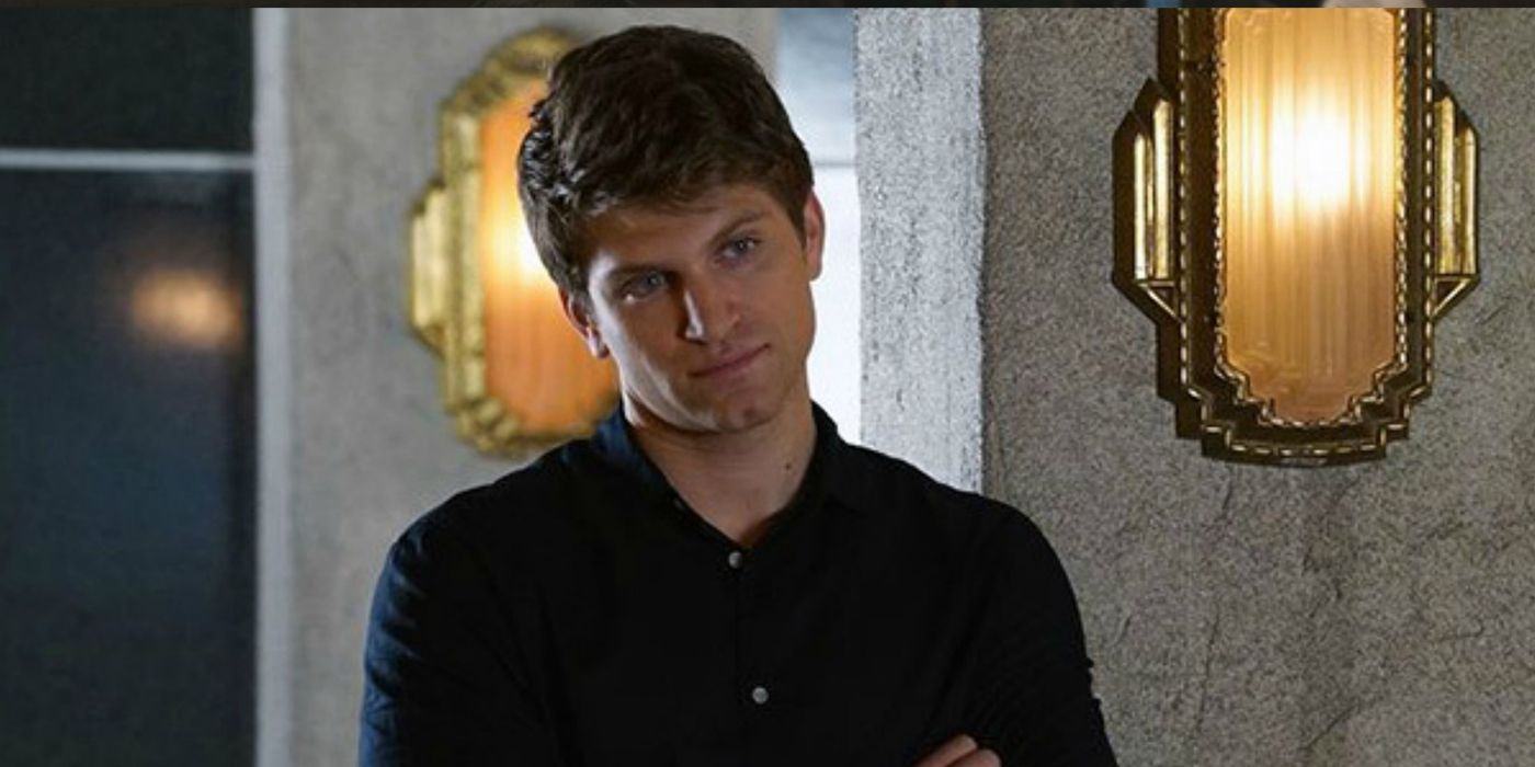 Toby laughs in Pretty Little Liars