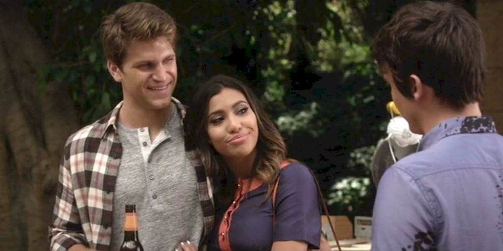 Toby and Yvonne stand up with Caleb to talk about pretty little liars