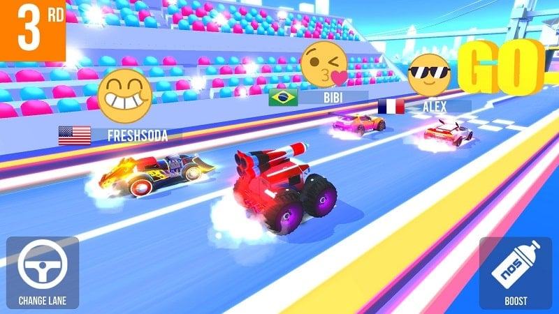 Download the multiplayer racing mod SUP