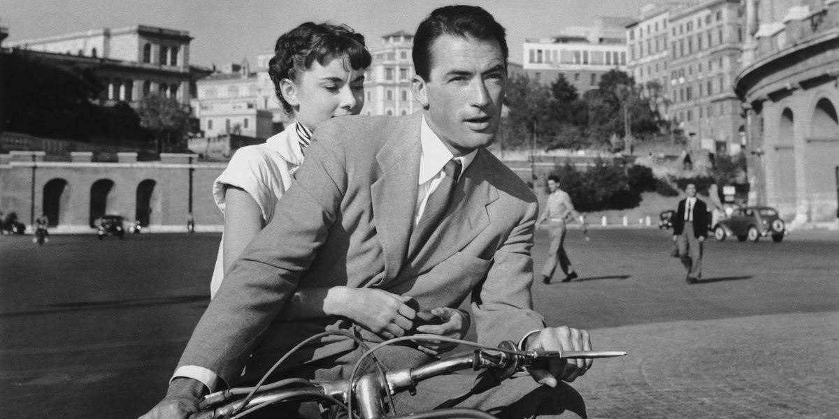 Audrey Hepburn and Gregory Peck in Roman Holiday