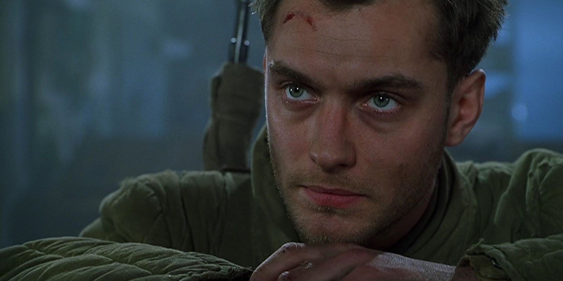 Jude Law Stares Off-Screen In 'The Enemy's Gate'