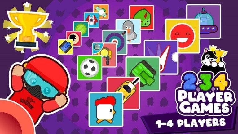 2 3 4 Player Mini Games MOD APK (Unlimited money) 3.9.7