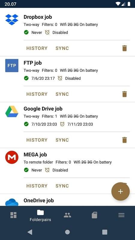 FolderSync Pro Android Module