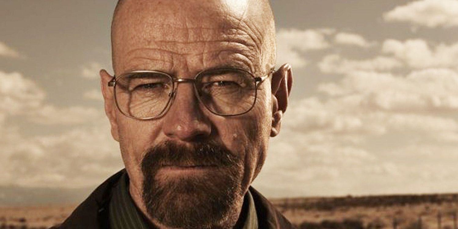 Walter White looking serious in Breaking Bad