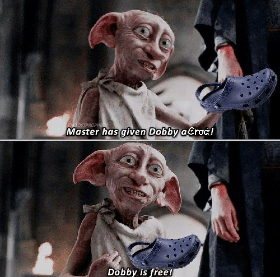 Harry Potter Dobby Crocodile Meme