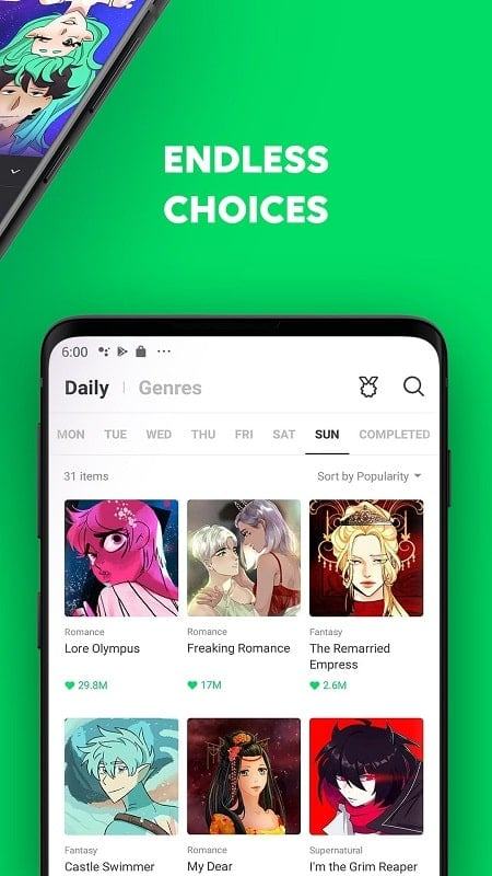 MODULE WEBTOON ANDROID