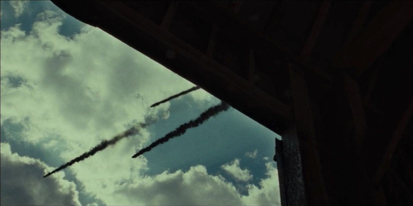 The Death Eaters Fly Through the Sky in Harry Potter