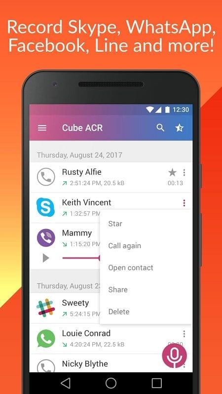 Cube ACR Call Recorder Mod App Pack