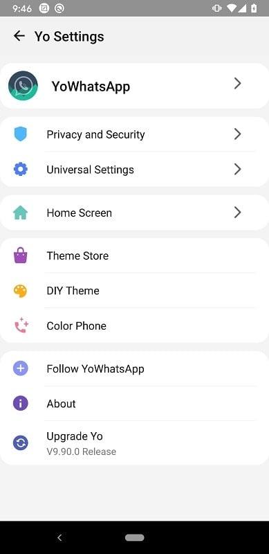 YoWhatsApp mod for Android