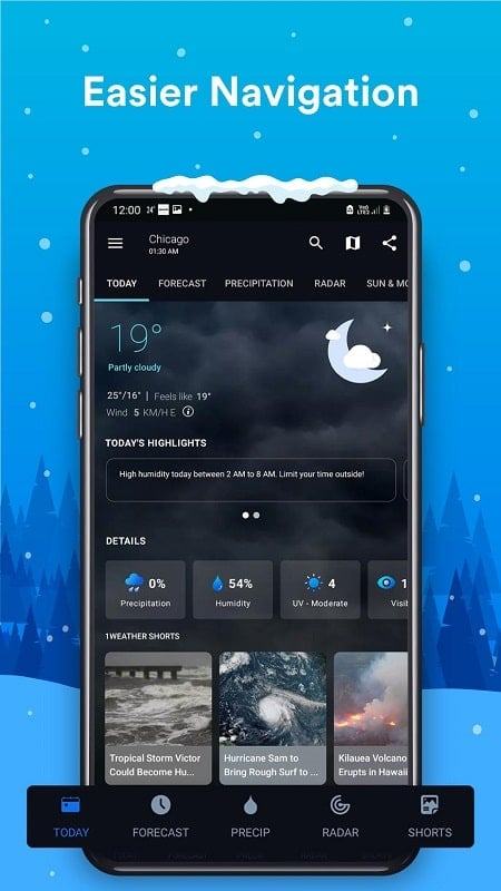 1 weather forecast radar mod apk