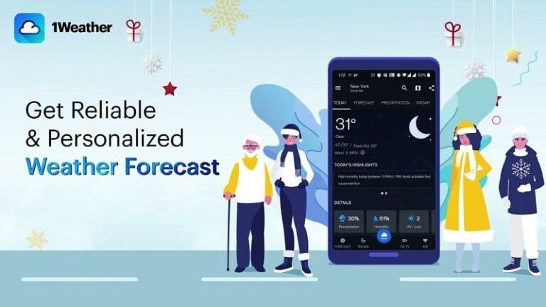 1Weather: Forecast & Radar MOD APK (Unlocked Pro) 5.3.7.4