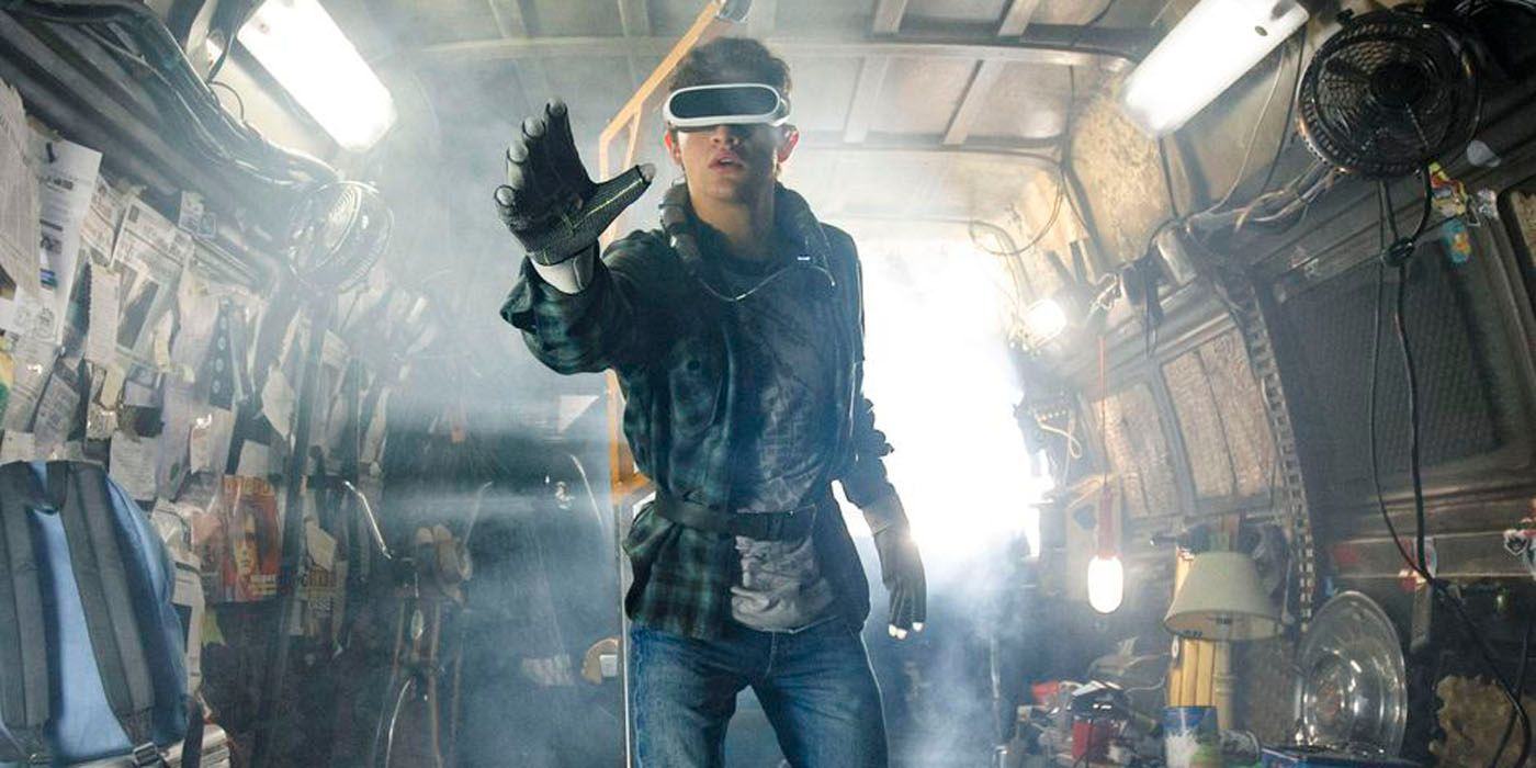 Wade plays a game in Ready Player One.