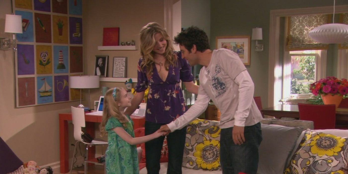 Ted meets Lucy, Stella's daughter in How I Met Your Mother