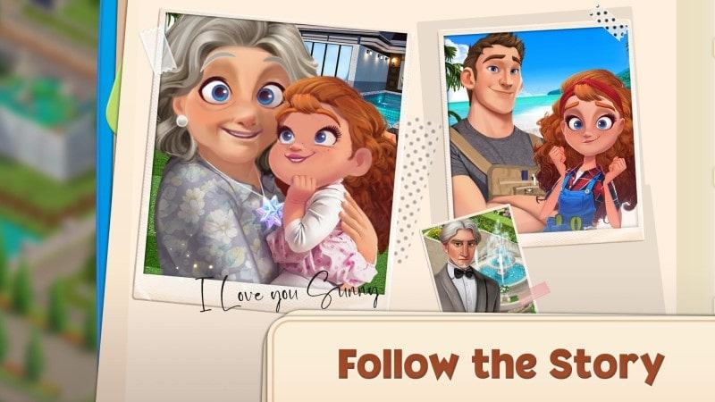 Merge Manor Sunshine House mod apk