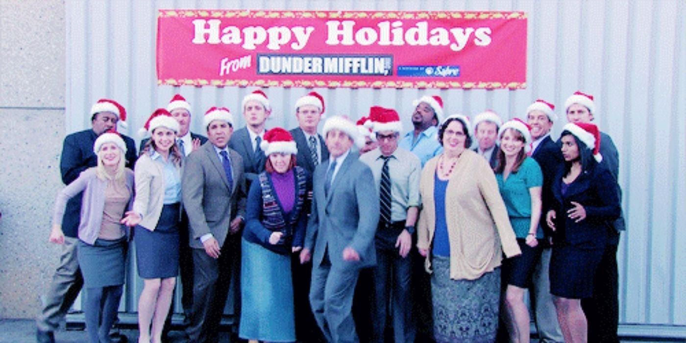 dunder mifflin holiday images - office