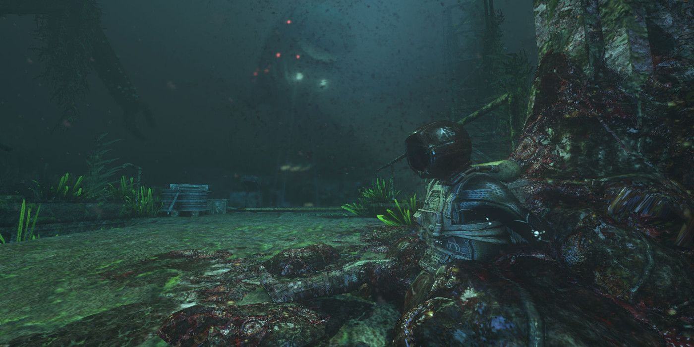 A beach suit abandoned from the ocean floor in the video game Soma.