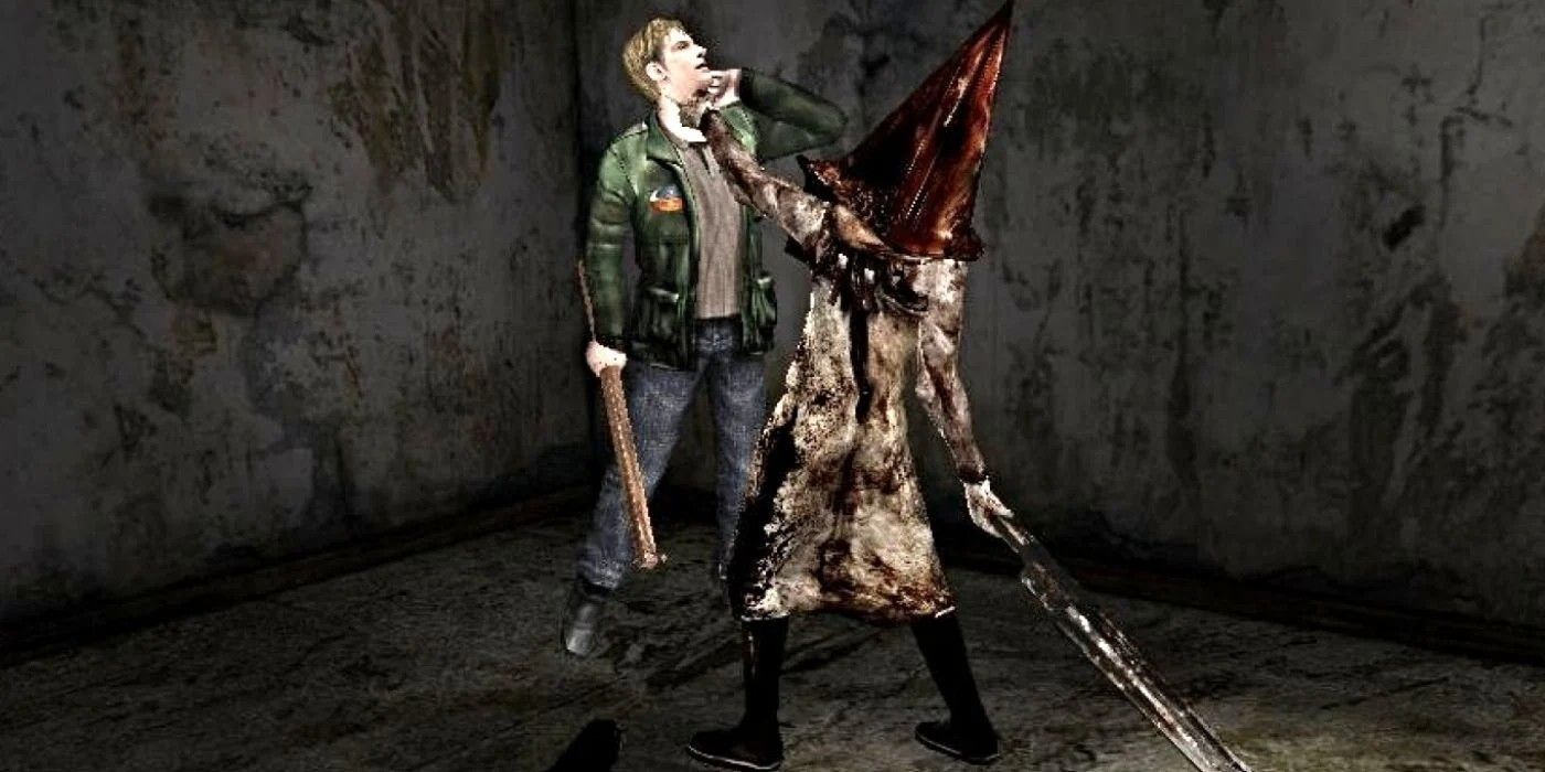 James was attacked by the Pyramid Boss in Silent Hill 2.