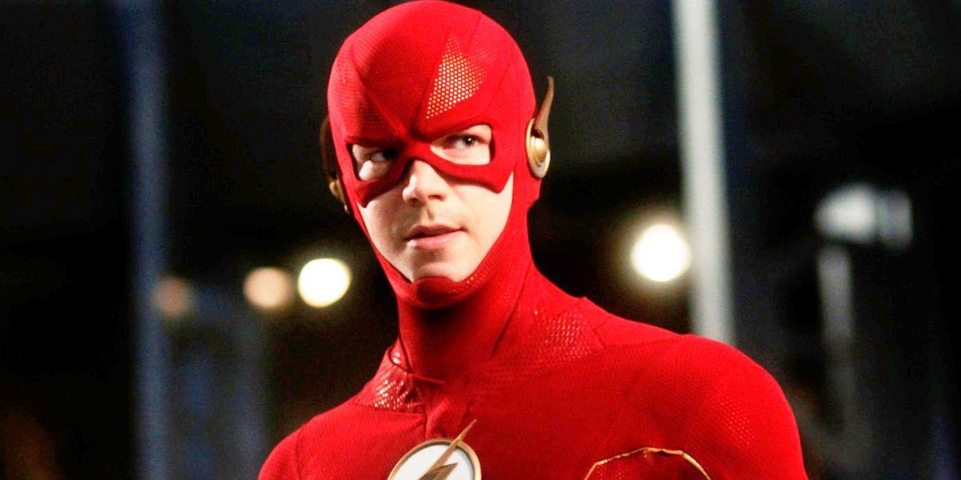 The-Flash in his new suit on The CW.