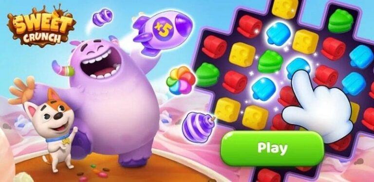 Sweet Crunch MOD APK (Unlimited money, hearts) 2.0.4