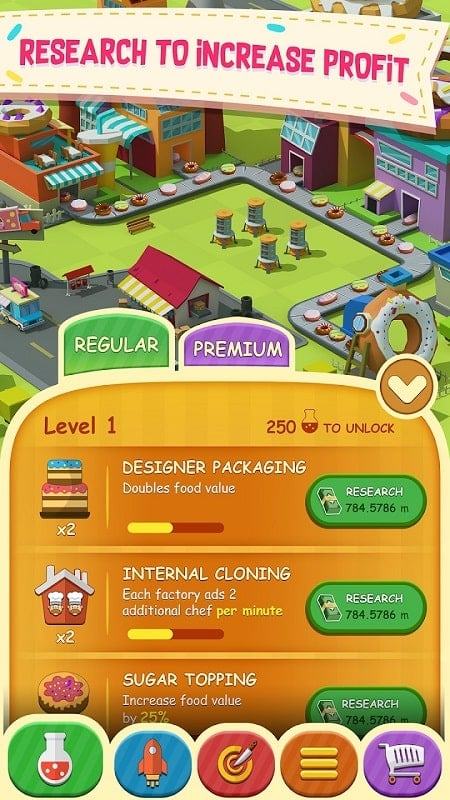 Free Donut Factory Tycoon Mods