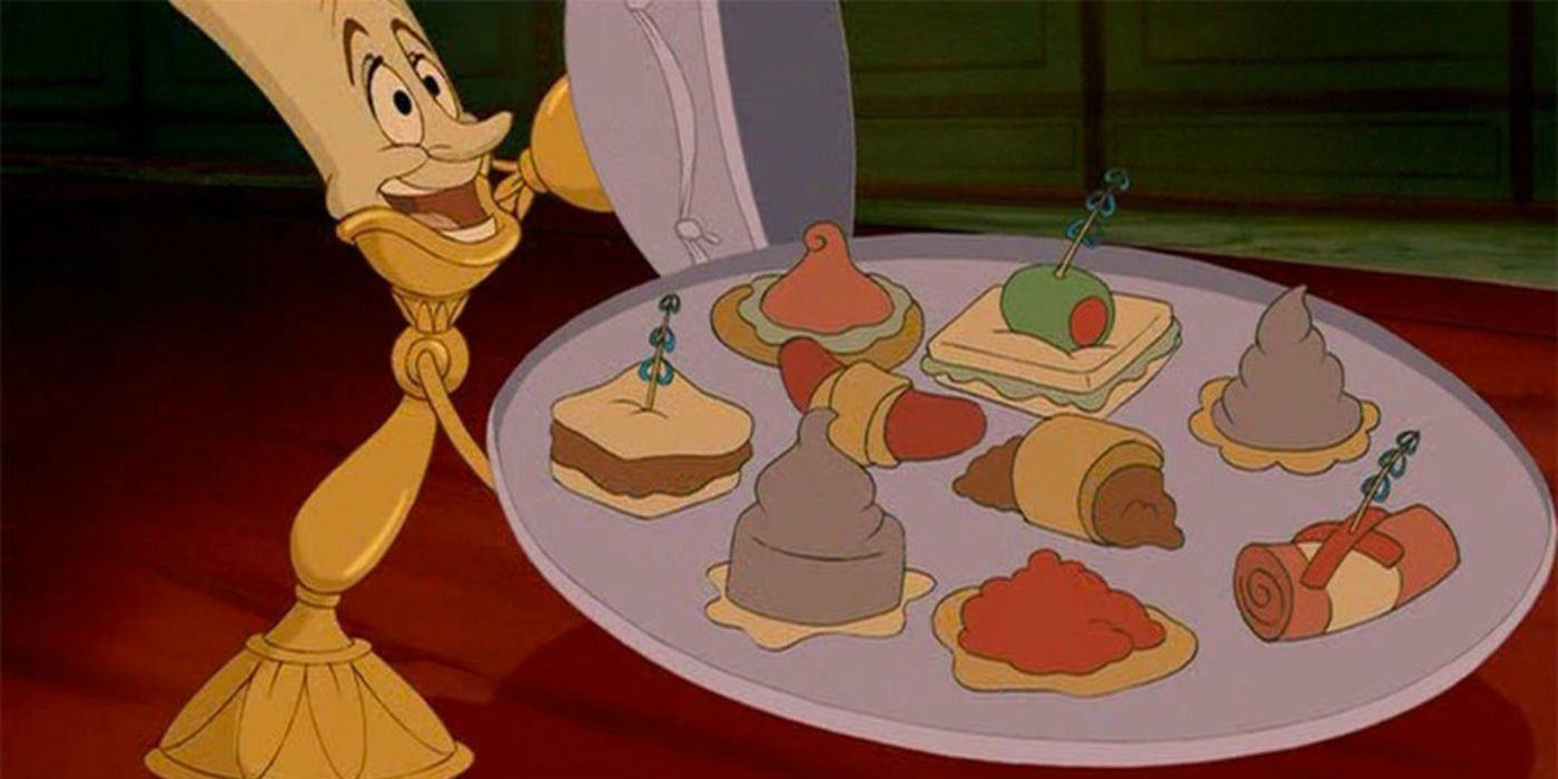 Beauty and the Beast Cartoon Food