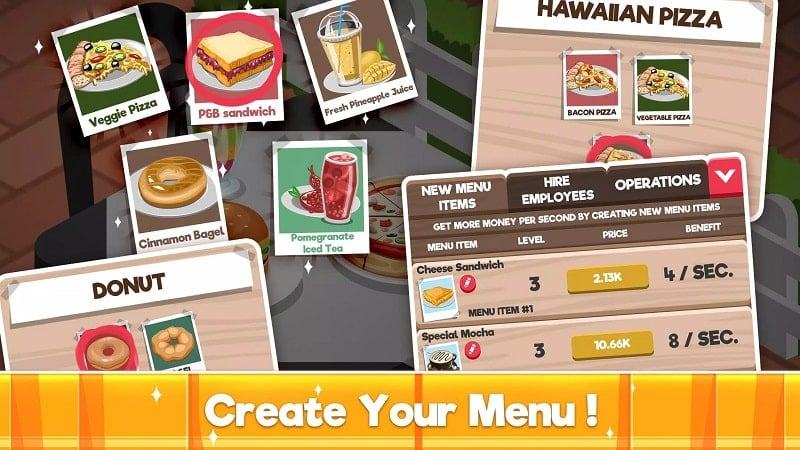 Free Tycoon Idle Cafe