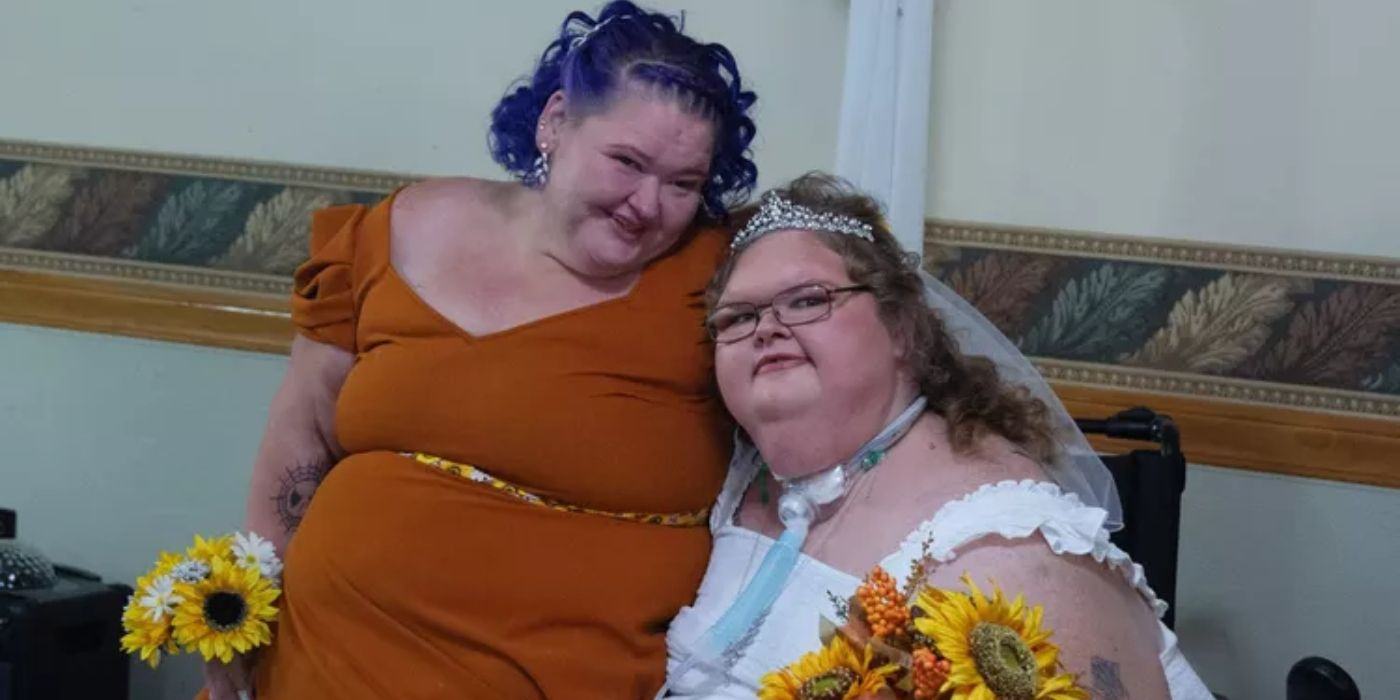 Amy Halterman and Tammy Slaton of 1000 Pound Sisters at Tammy's Wedding