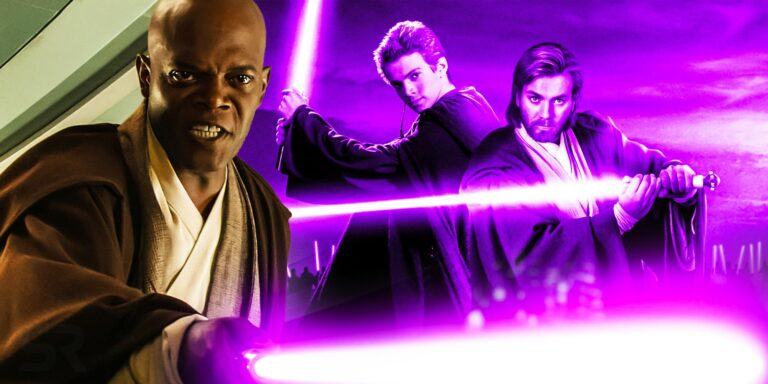 Every Jedi Who Had A Purple Lightsaber (Not Just Mace Windu)