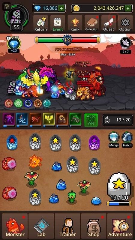 monster fusion development android mod