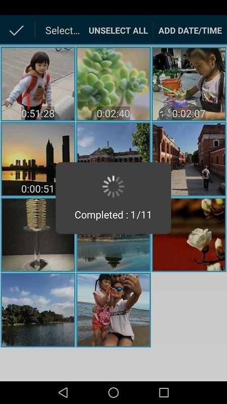 Android mod photo and video timestamp