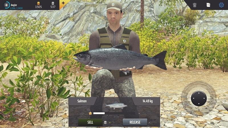 Free professional fishing mod