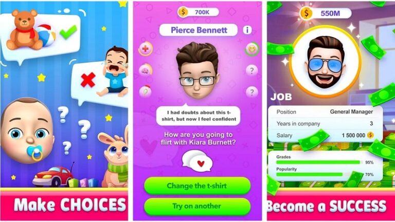 Story Life Simulator MOD APK (Unlimited Money/Pro-life/God Mode) 1.9.13