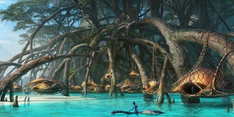 Avatar: The Way Of Water Concept Art Reveals Early Metkayina Village