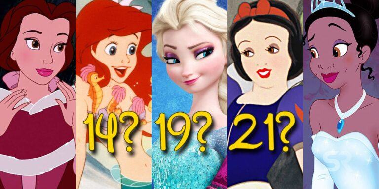 How Old Each Disney Princess Is (Including Frozen’s Anna And Elsa)