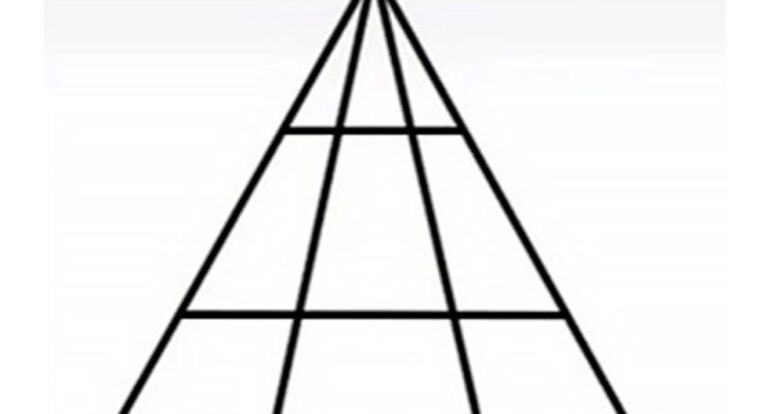 If you see 18 triangles in the vision test, it means you have a high intellectual level
