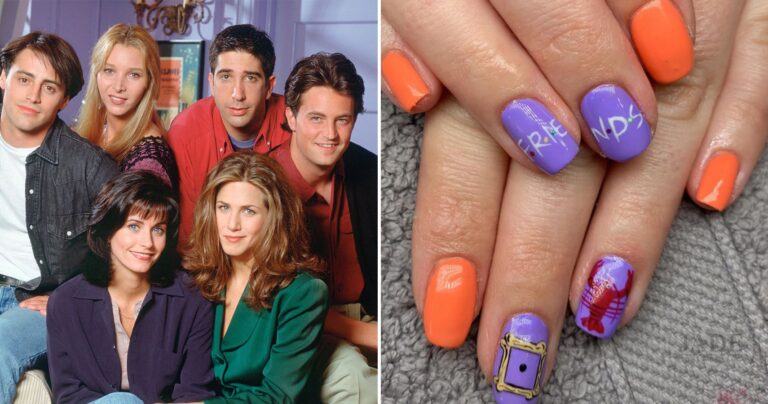 10 Most Amazing Friends Nail Art Designs