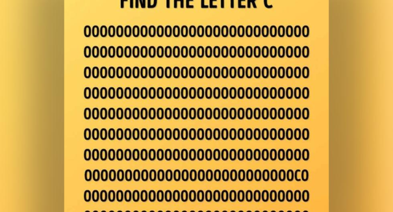 Are you smart enough to find the hidden C between zeros in 9 seconds?