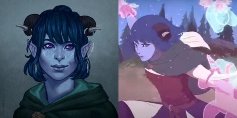 Critical Role split image of Jester