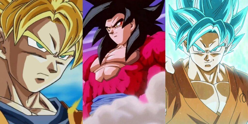 Every Single Goku Transformation Ever Fuses in Incredible Fanart - vcmp ...