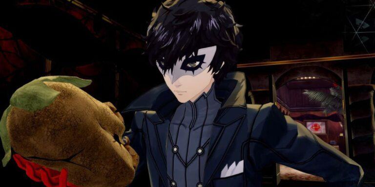 Joker Holding a Will Seed in Persona 5 Royal